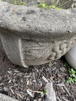 Concrete Planter and Ceramic Planter (Local Pick Up Only)