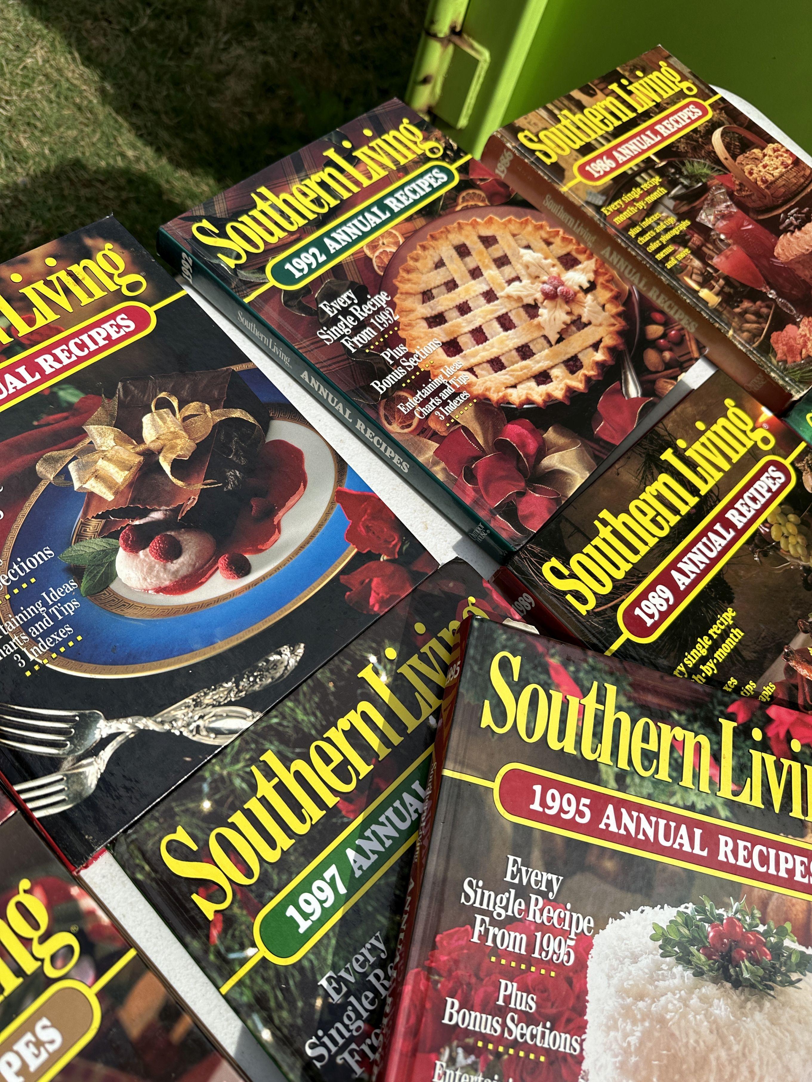 Box Lot/Vintage Southern Living Cookbooks