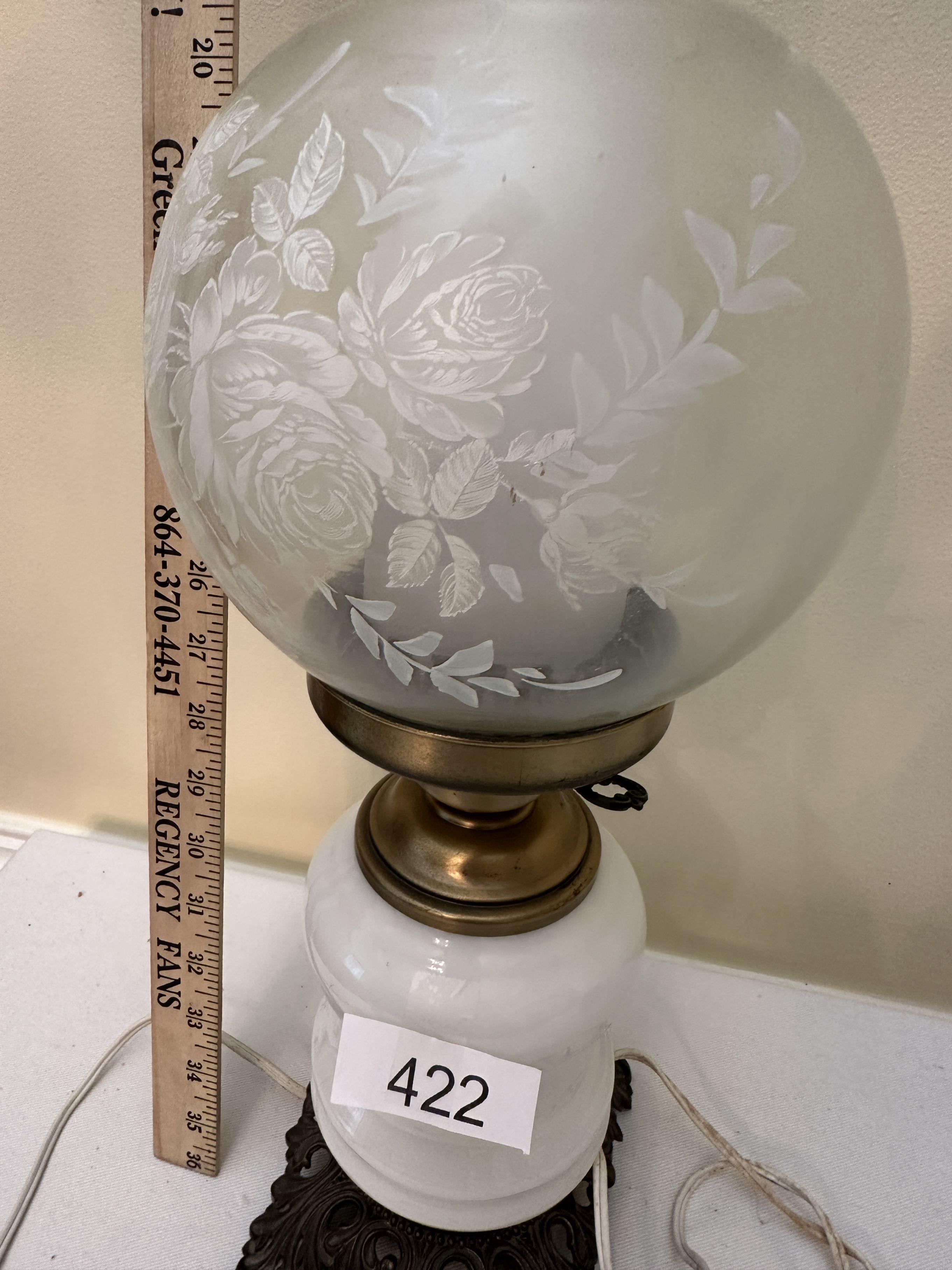 Vintage Hurricane Lamp