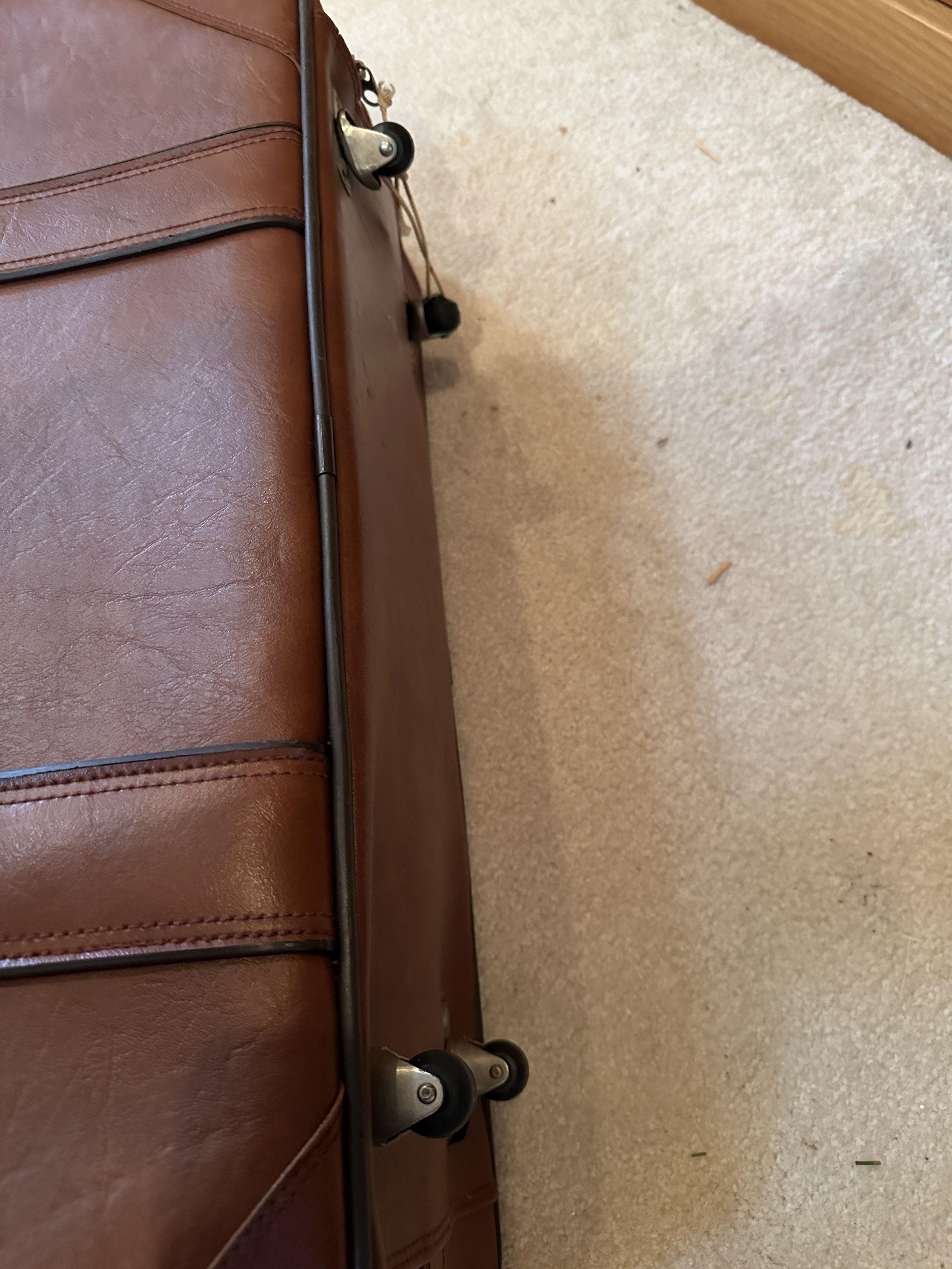 Large Brown Carry Luggage Piece