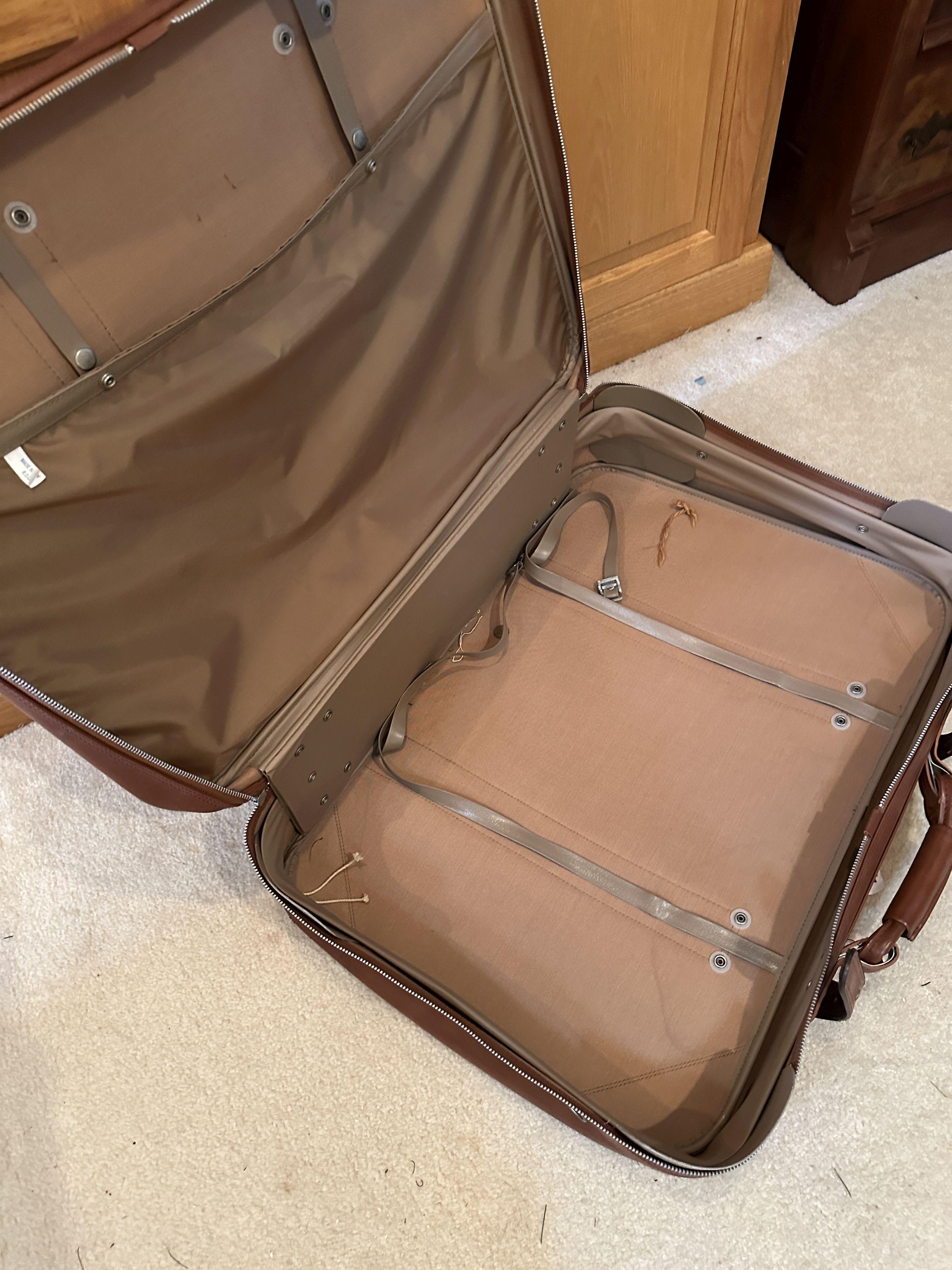 Large Brown Carry Luggage Piece