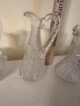 Vintage Cut Glass Pitchers