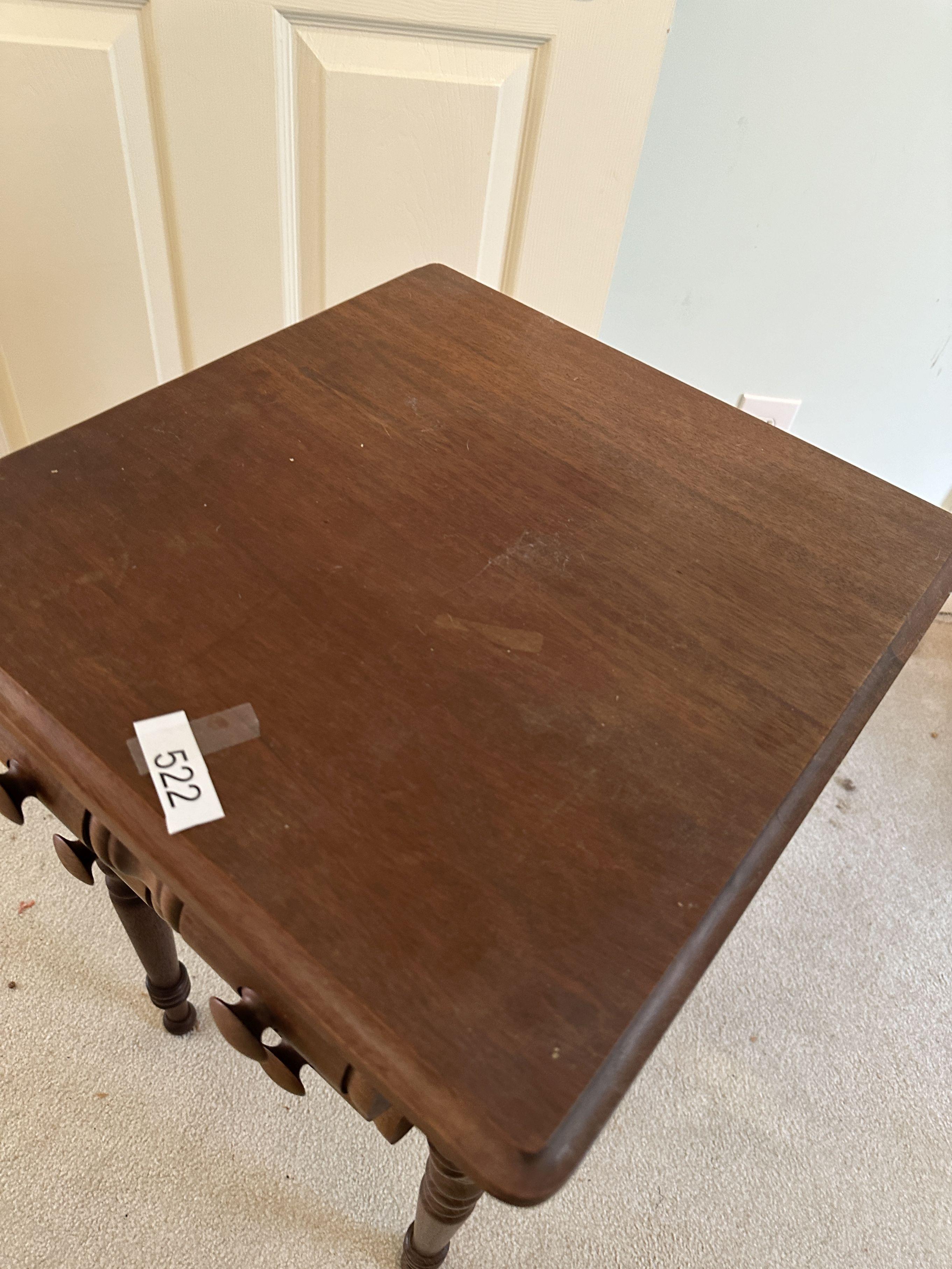 Nice Vintage Cherry Wood 2 Drawer Night Stand (Local Pick Up Only)