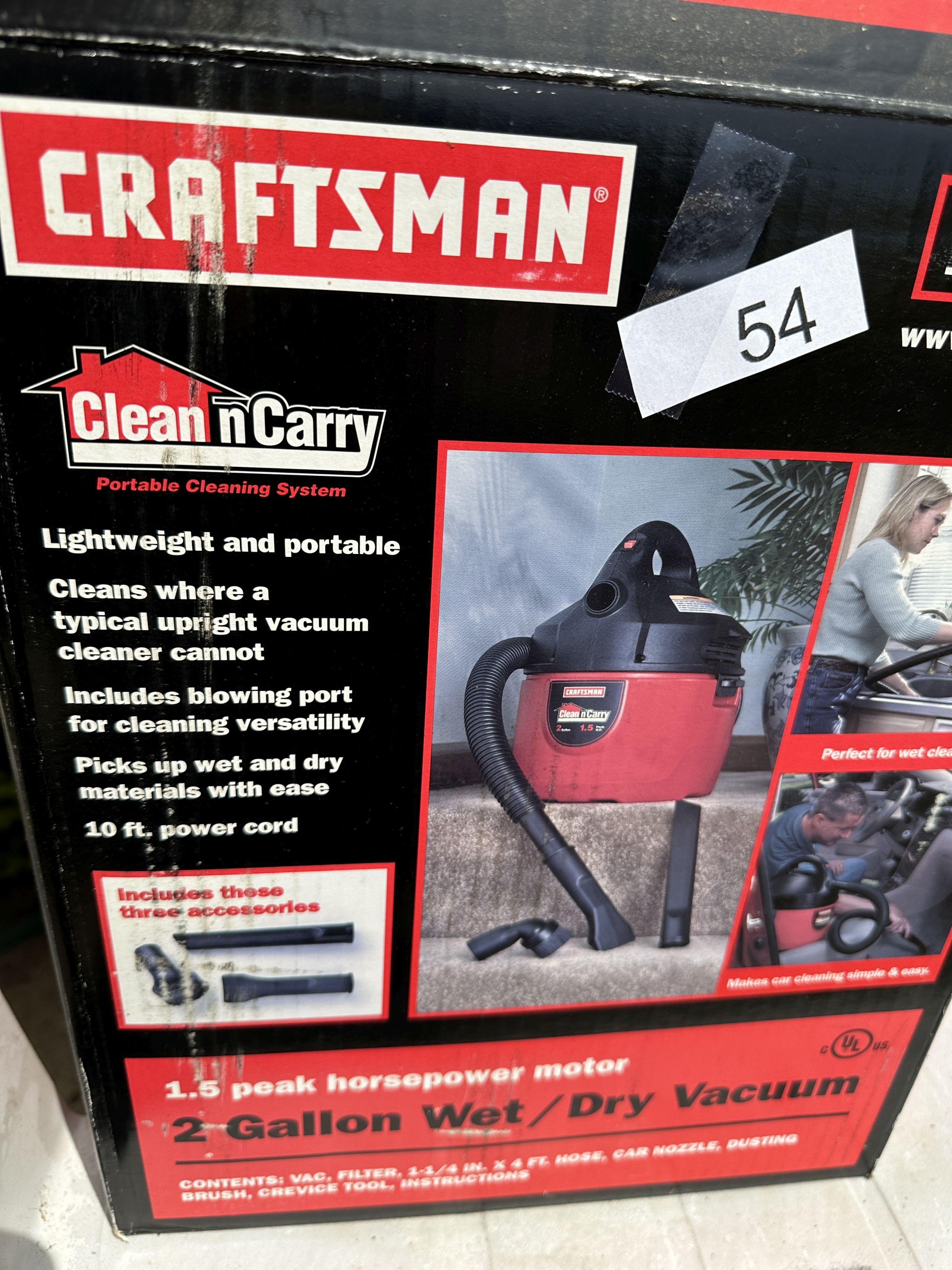 Craftsman 2 Gallon Wet/Dry Vacuum