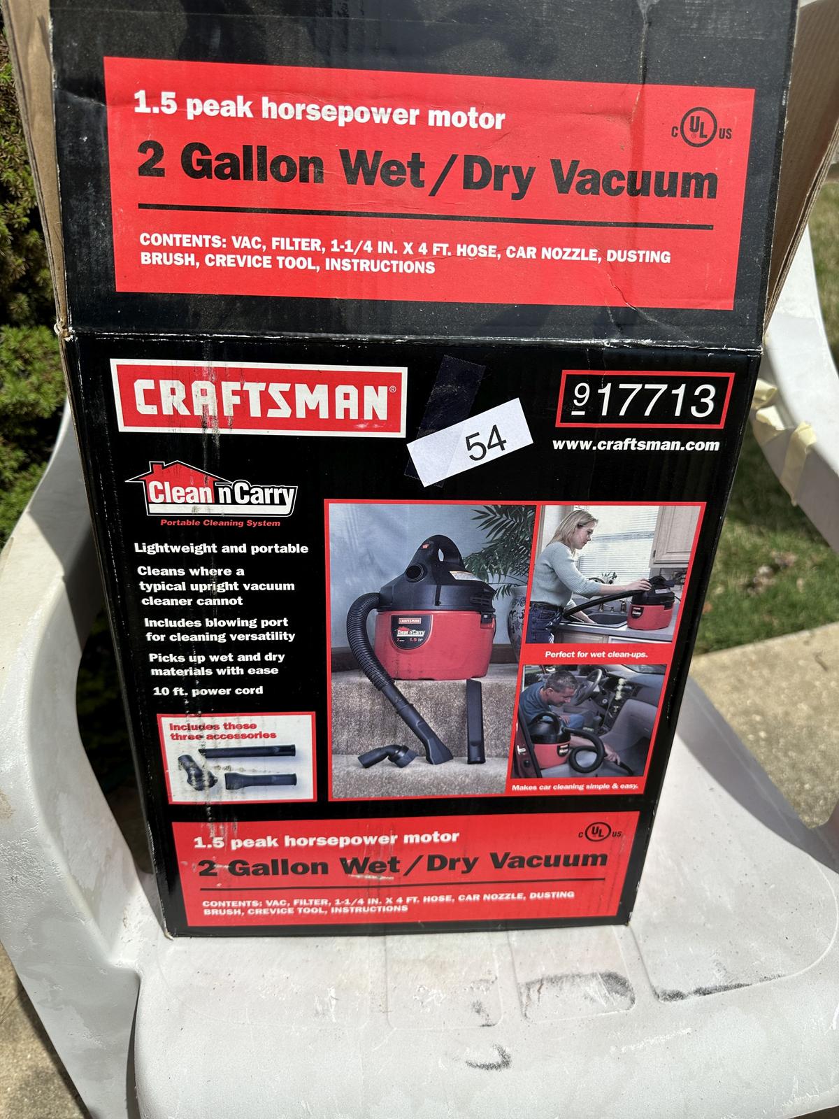 Craftsman 2 Gallon Wet/Dry Vacuum