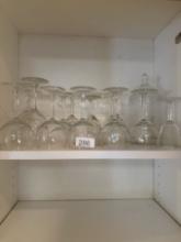 Box Lot/Shelf Full of Stemware