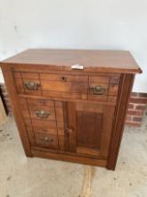Vintage 1 Door, 3 Drawer Cabinet (Local Pick Up Only)
