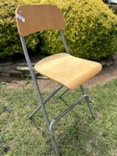 Nice Wood & Metal Folding Chair (Local Pick Up Only)