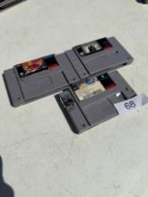 (3) Super Nintendo Entertainment System Games