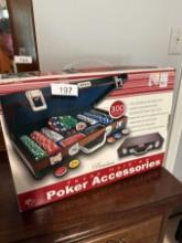 Premium Texas Hold'em Poker Accessories In Case