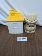 Cookie Jars, House and Animal