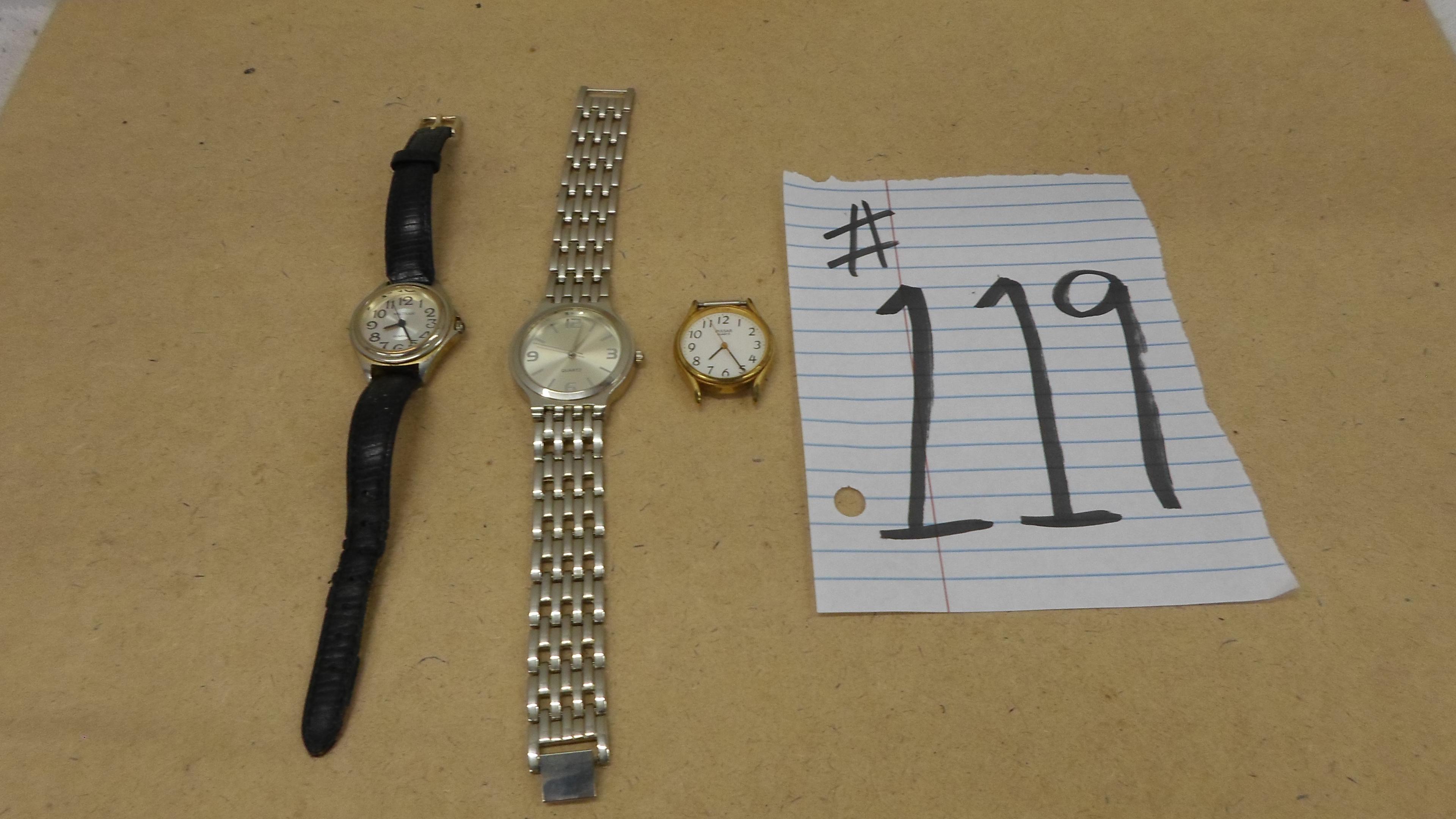 watches, lot of 3