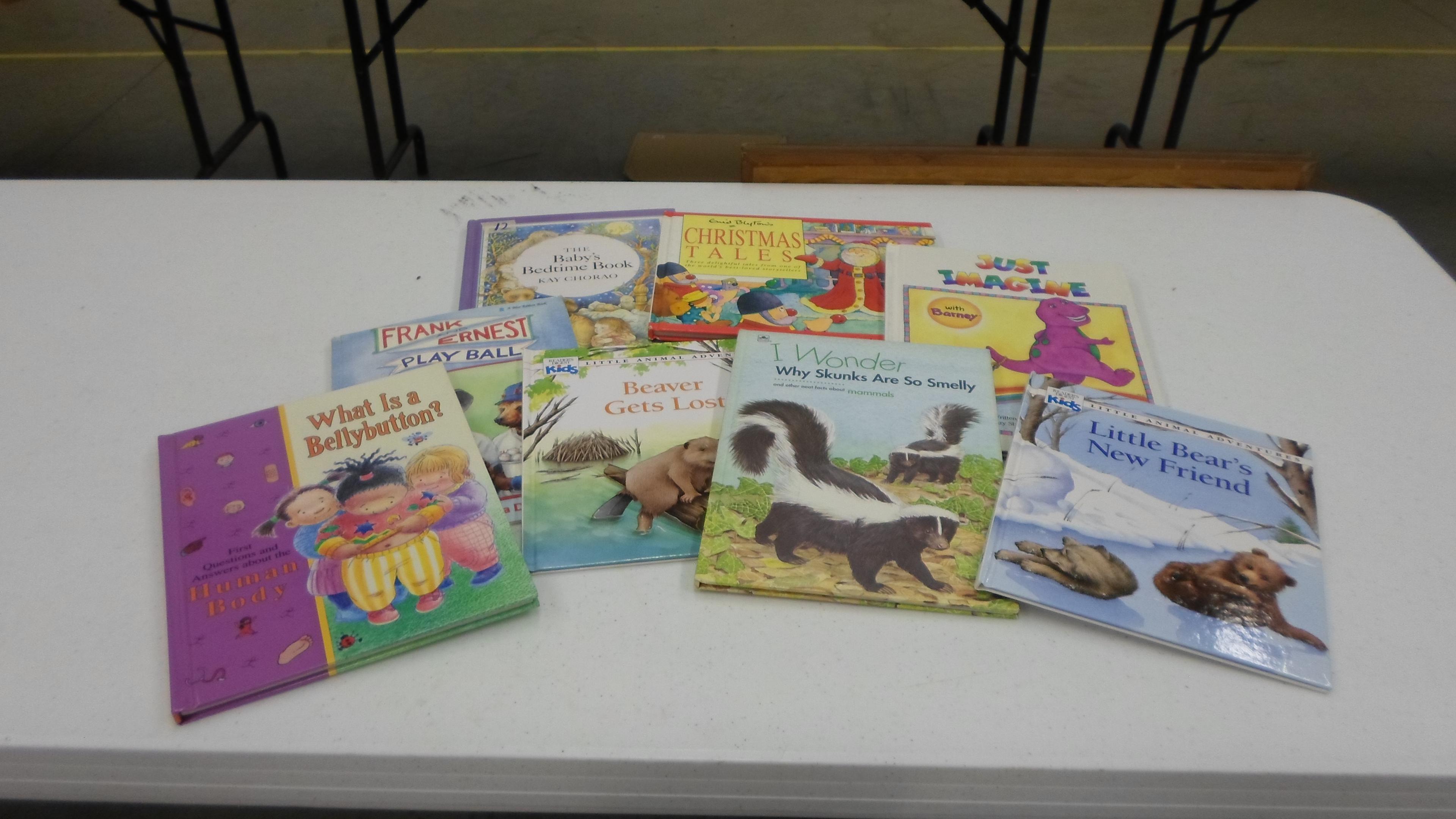 childerns books, lot of table top kids books