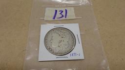 morgan dollar, silver coin 1899-S