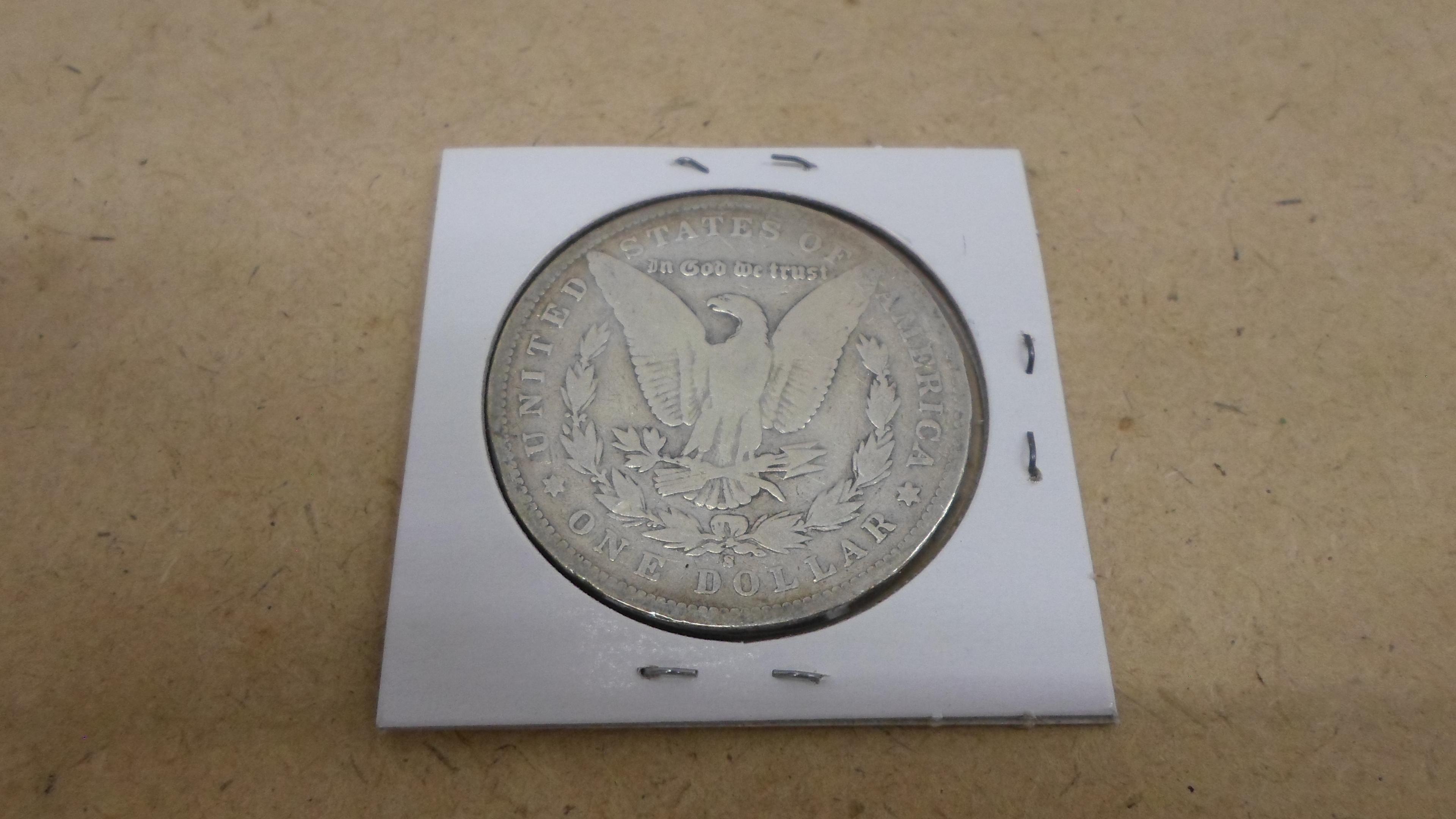 morgan dollar, silver coin 1899-S