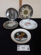Decorative Plate Lot, Apollo11, Rejoice, ARC, Lindos, New York
