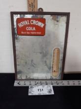 Vintage RC COLA Mirror w/thermometer