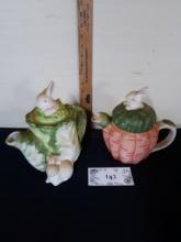 Ceramic Rabbit Tea Pots