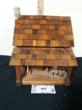 Vintage Handmade Log Cabin