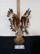 Winged Native American Eagle Indian Princess Warrior