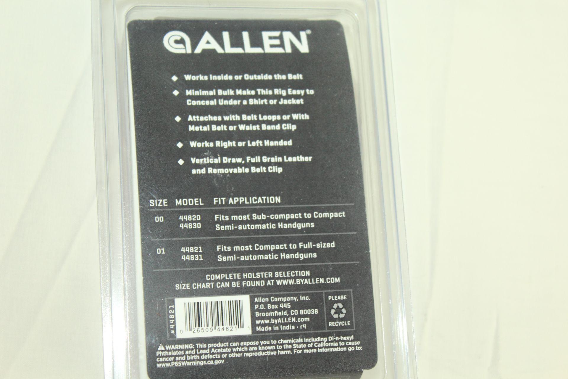 New Allen Size 01 Leather Belt-Slide Holster