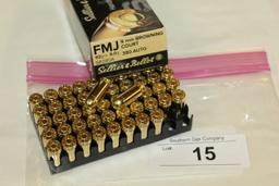 50 Rounds of Sellier & Bellot .380 ACP 92 Gr. FMJ Ammo