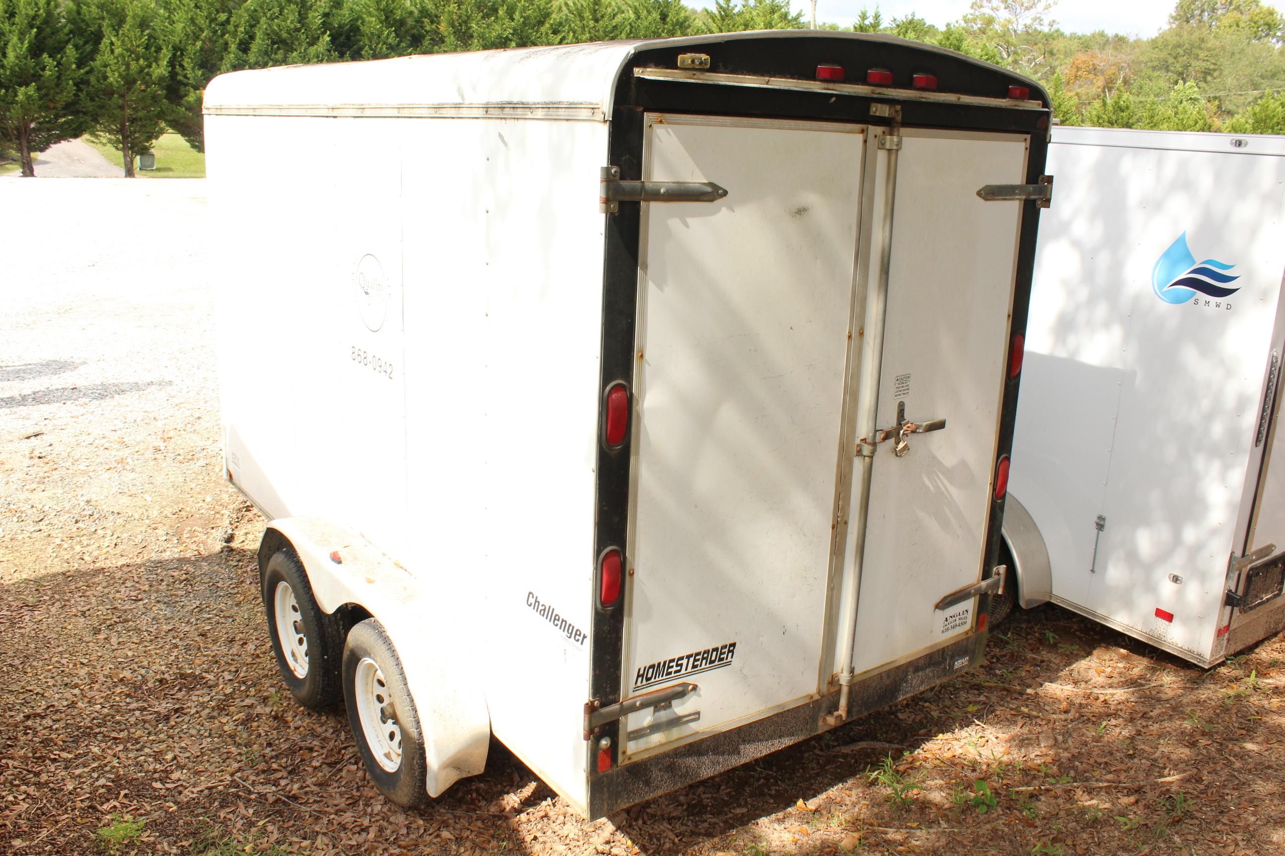 Challenger by Homesteader 12' Enclosed Dual Axle Trailer