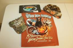 The Outdoor Dream Foundation XL T-Shirt, Hat, Cap and Car Tag!