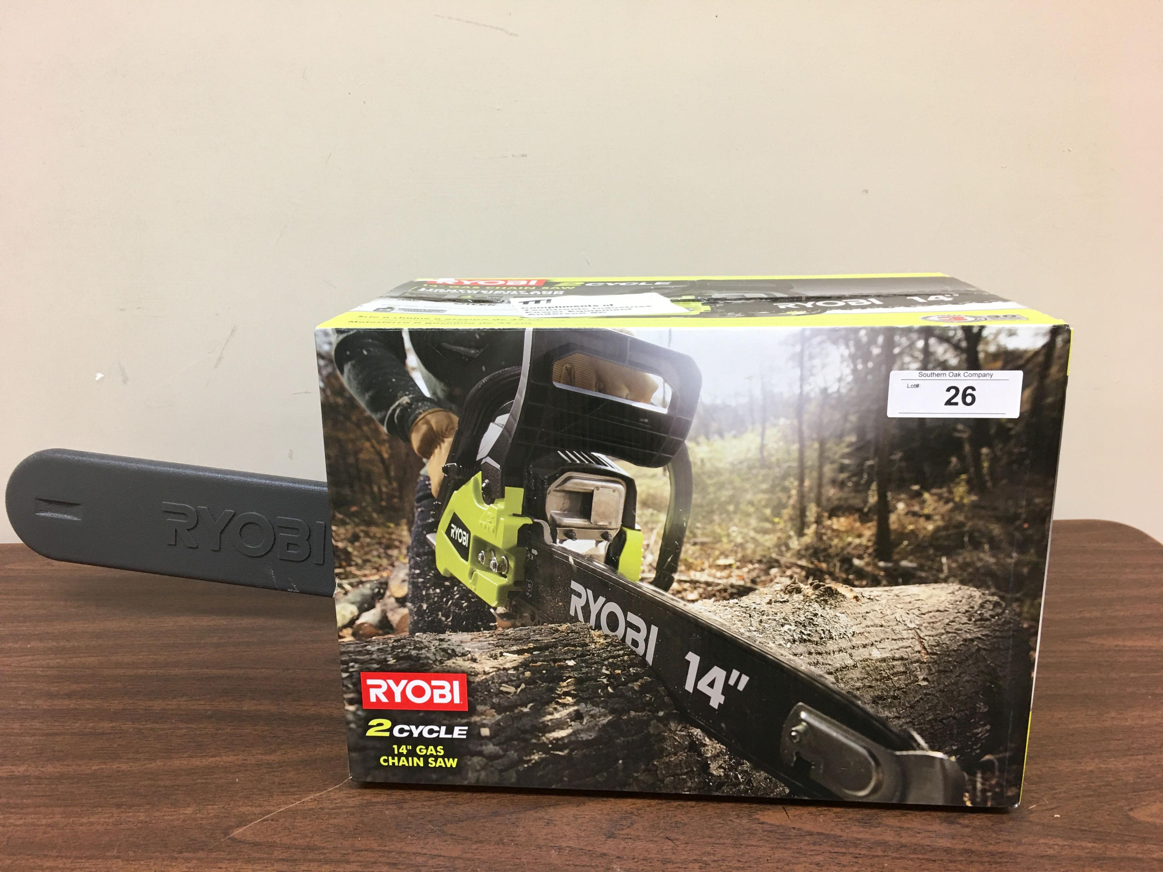 Ryobi 2 Cycle 14" Gas Chain Saw