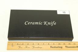 Wolfgang Cutlery Ceramic Knife Set.  New!