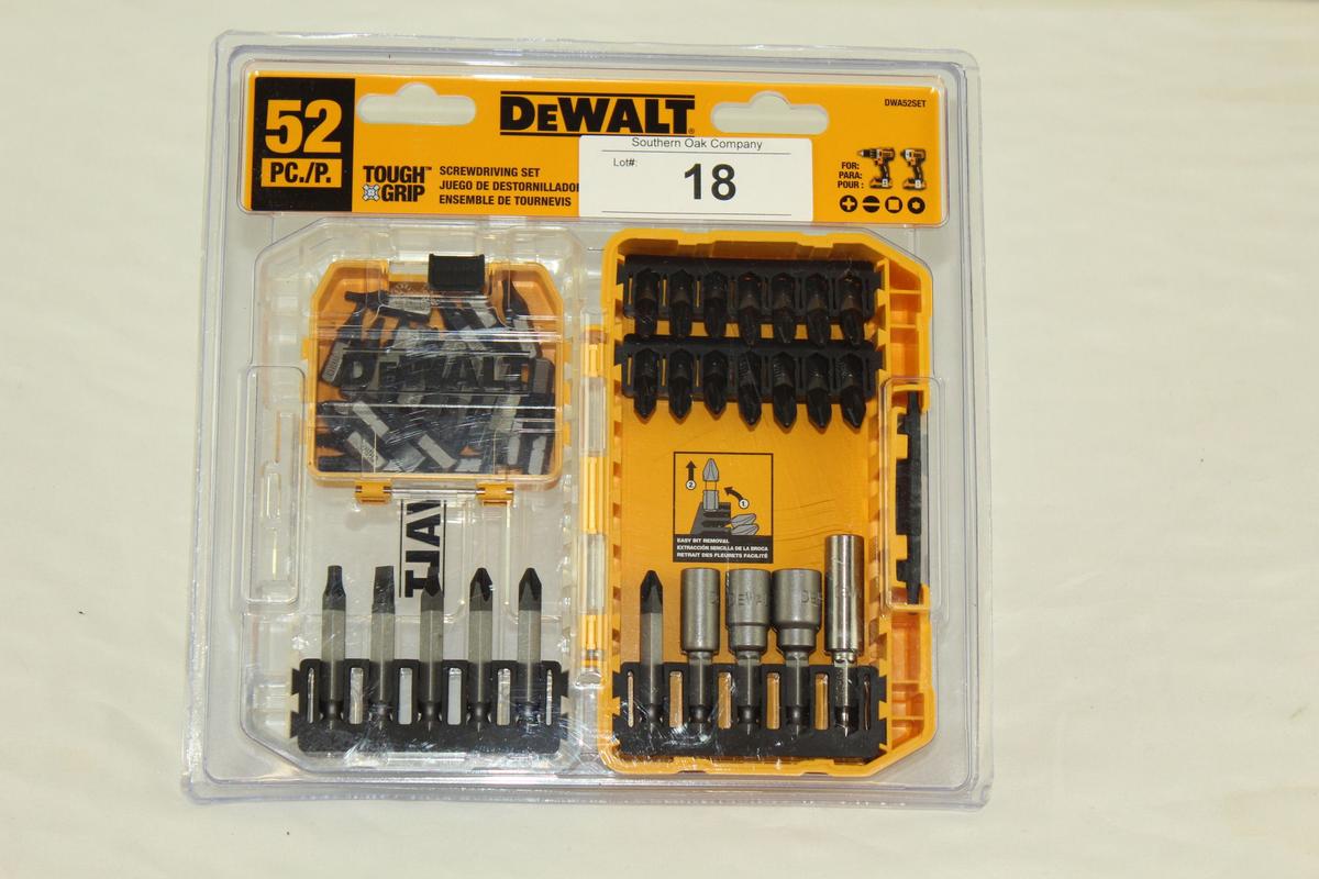 DeWalt 52 Pc. Tough Grip Screwdriving Set