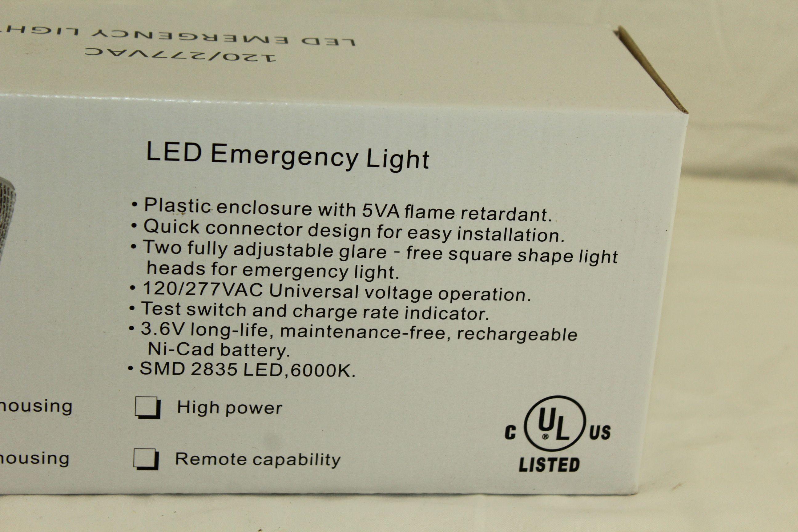 LED Emergency Light.  New!