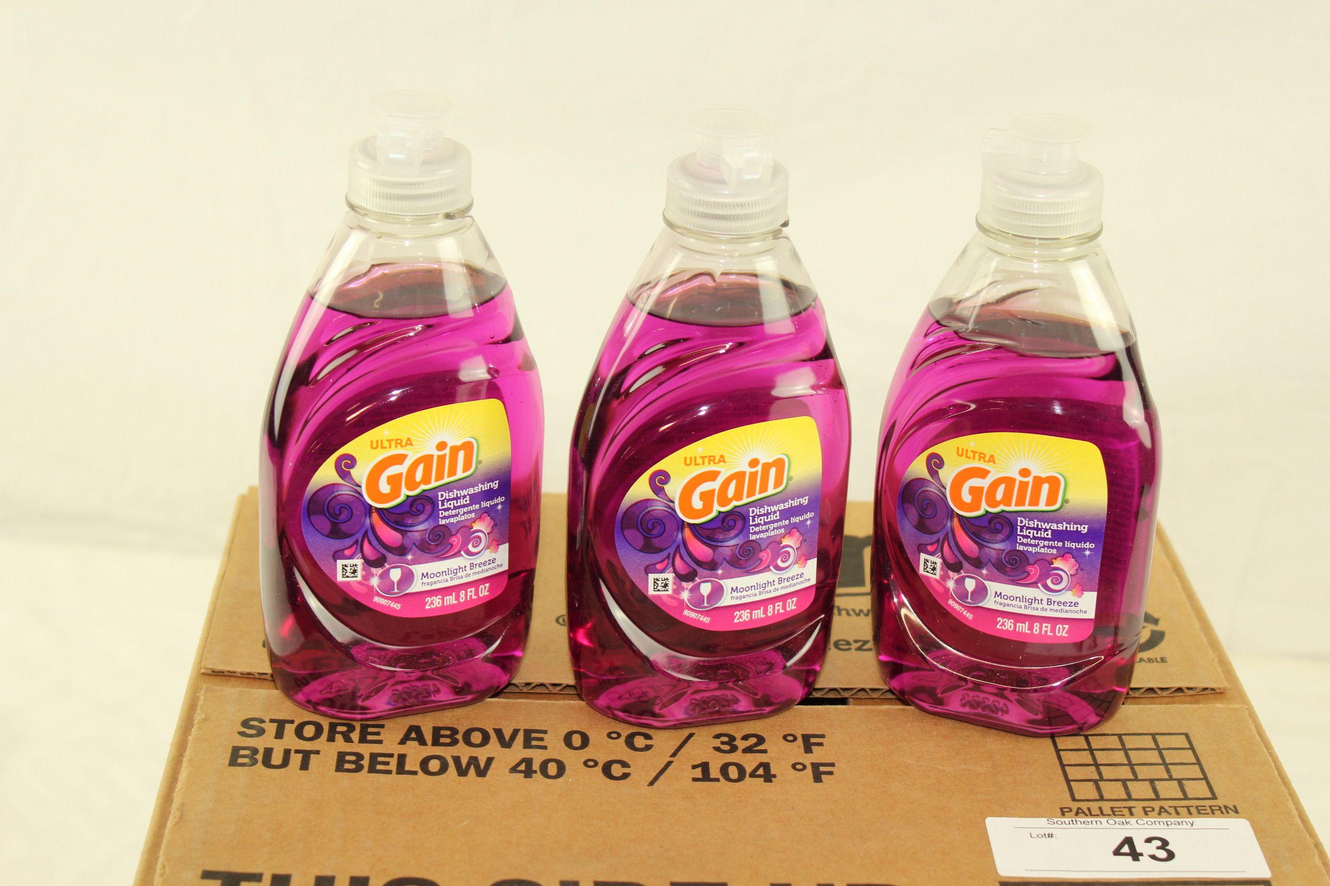 Full Case (18 Bottles) of Gain Dishwashing Liquid