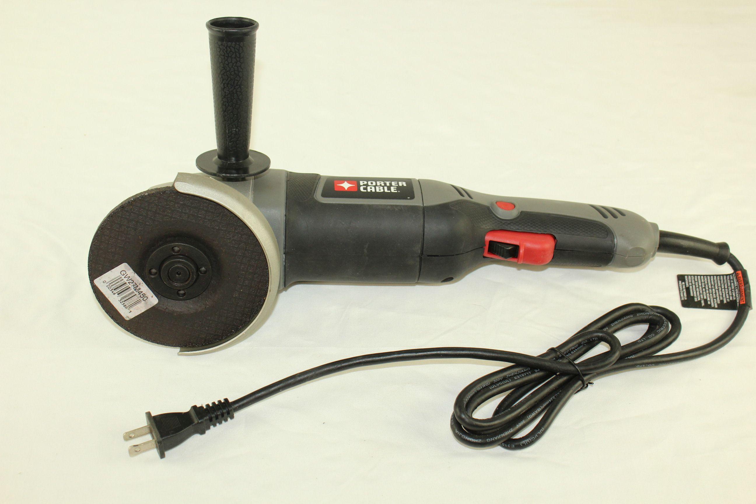 New Porter-Cable 4-1/2" Grinder w/Grinding Disc