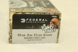 10 Rounds of Federal .12 Ga. 3", 6 Shot Magnum Turkey Loads