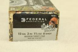 10 Rounds of Federal .12 Ga. 3", 6 Shot Magnum Turkey Loads