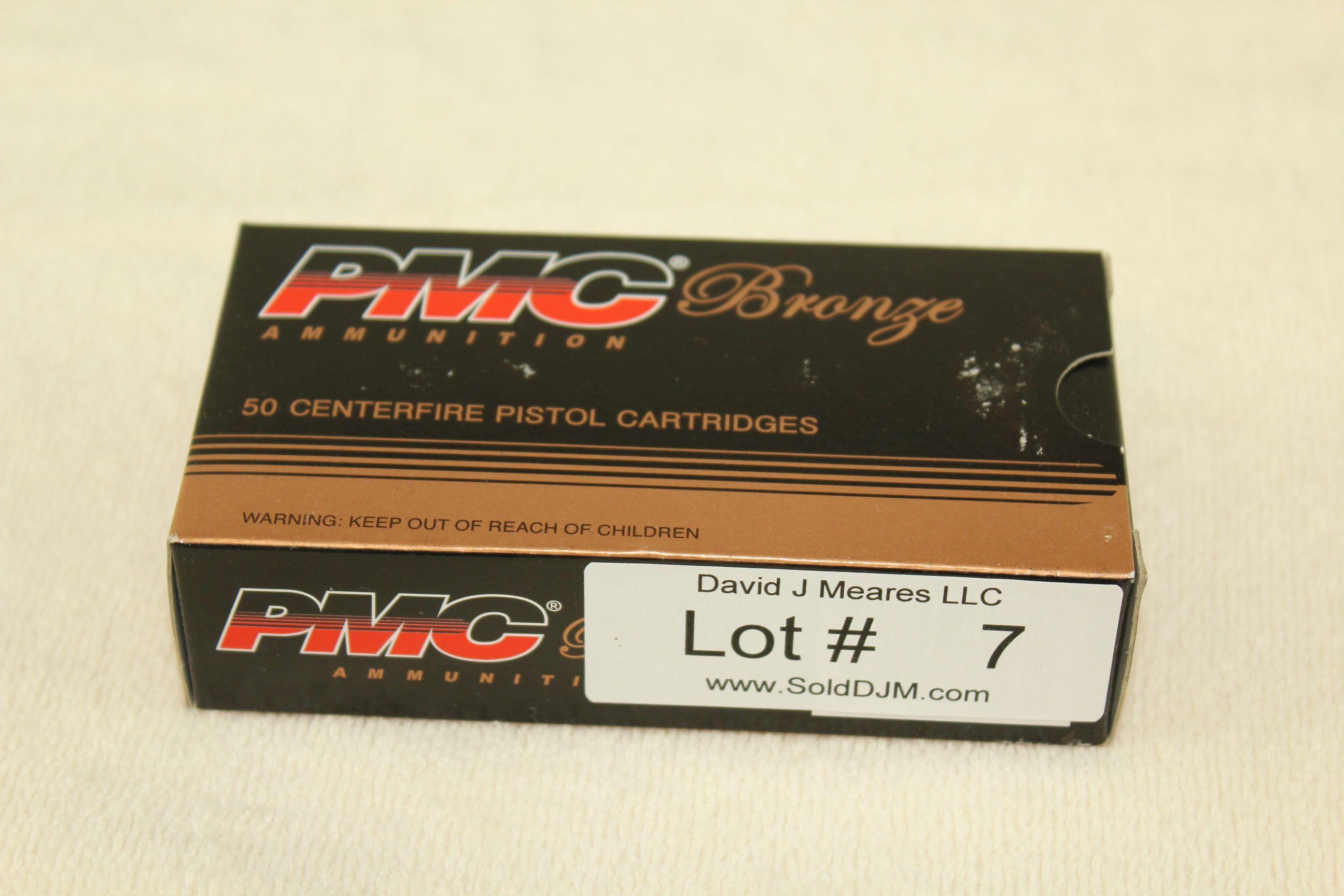 50 Rounds of PMC Bronze 9mm Luger 115 Gr. FMJ Ammo