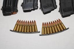 4 AK Magazines and 7.62x39mm Ammo.