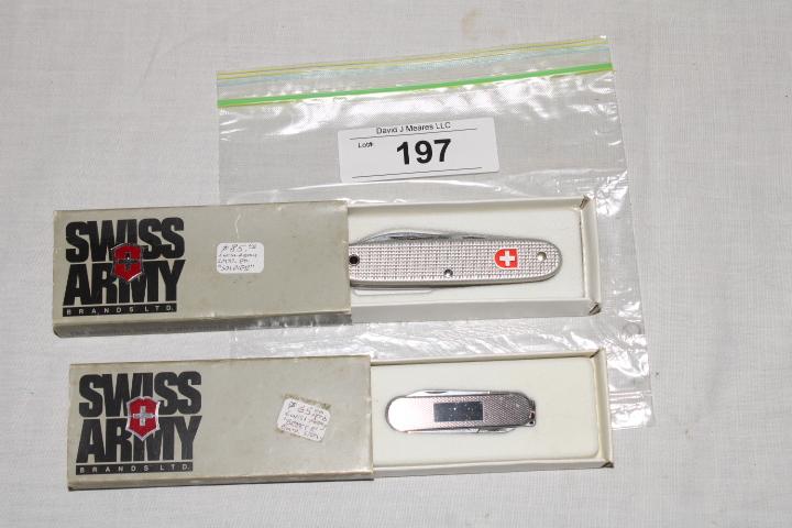 2 Swiss Army Knives - Soldier and Broker