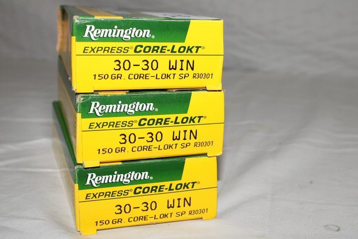 60 Rounds of Remington Core-Lokt .30-30 WIN Ammo