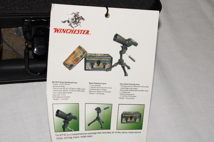 New Winchester 12-50x50mm Variable Power Spotting Scope