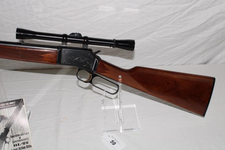 Browning "BL-22" Lever Action .22 S-L-LR Rifle w/Scope