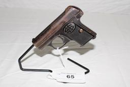 C.G. Haenel Suhl Model 1 .25 ACP Pistol. Made in Germany.