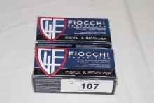 100 Rounds of Fiocchi 9mm Luger 115 Gr. FMJ Ammo