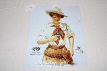 Colt Revolvers Automatic Pistols Metal Sign