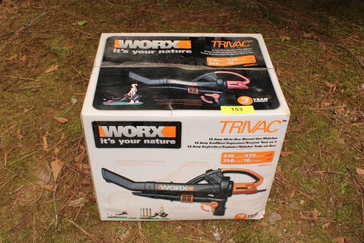 WORX 12 Amp Blower/VAC/Mulcher.  New!