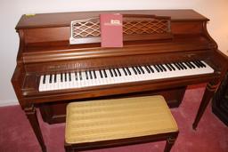 Kimball Piano w/Bench and Sheet Music