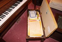 Kimball Piano w/Bench and Sheet Music