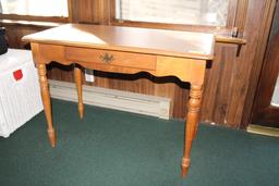 Wooden Desk/Table w/Single Drawer