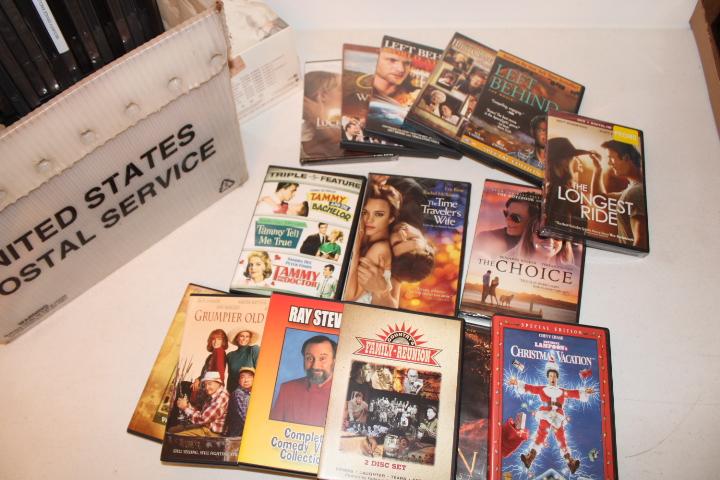 Large Box Lot of DVD Movies